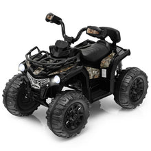 Load image into Gallery viewer, 12V Kids Ride On ATV 4 Wheeler with MP3 and Headlights-Black
