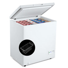 Load image into Gallery viewer, 5 Cu Ft Chest Freezer with Removable Storage Basket-White
