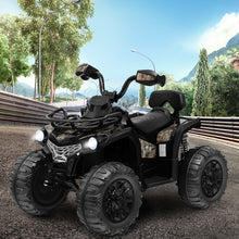 Load image into Gallery viewer, 12V Kids Ride On ATV 4 Wheeler with MP3 and Headlights-Black
