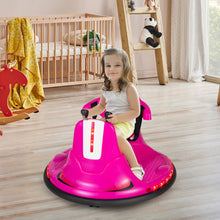 Load image into Gallery viewer, 6V Bumper Car for Kids Toddlers Electric Ride On Car Vehicle with 360° Spin-Pink
