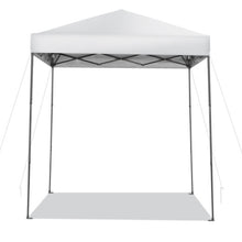 Load image into Gallery viewer, 6.6 x 6.6 Feet Outdoor Pop-up Canopy Tent with UPF 50+ Sun Protection-White
