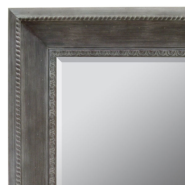 Seasoned Grand Mirror 24X36 Distressed Seasoned Wood