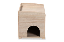 Load image into Gallery viewer, Baxton Studio Mariam Modern and Contemporary Oak Finished Wood Cat Litter Box Cover House
