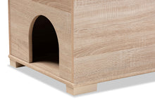 Load image into Gallery viewer, Baxton Studio Mariam Modern and Contemporary Oak Finished Wood Cat Litter Box Cover House
