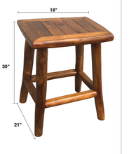 Load image into Gallery viewer, Adirondack Teak Bar Stool
