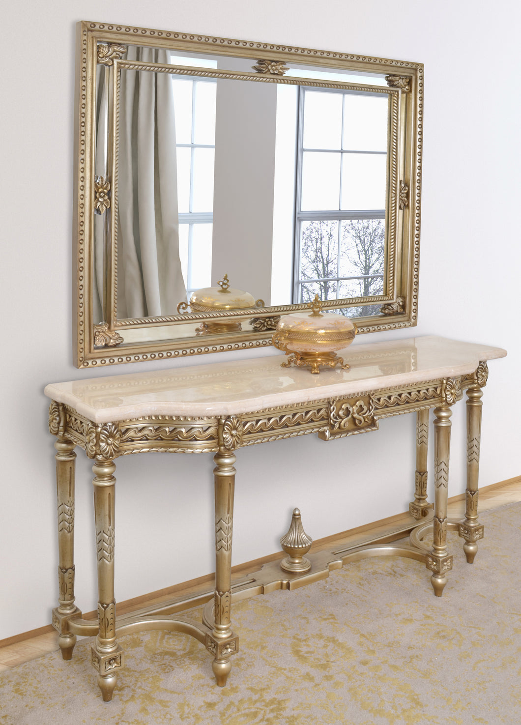 Platina Console with Mirror (KIT)