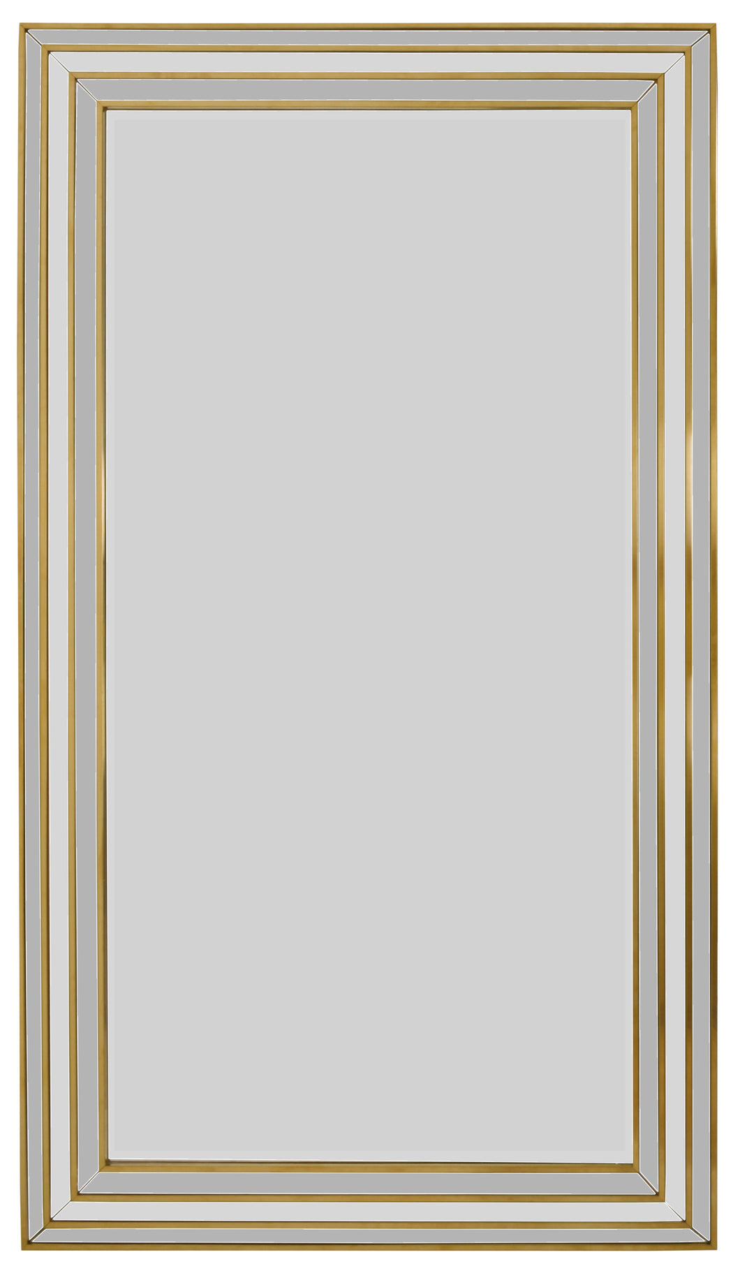 Mirror with Mirrored Frame 36x72