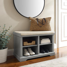 Load image into Gallery viewer, Anderson Storage Bench Gray/Tan
