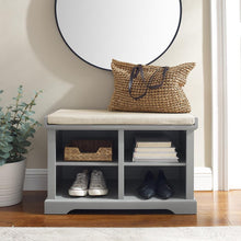 Load image into Gallery viewer, Anderson Storage Bench Gray/Tan
