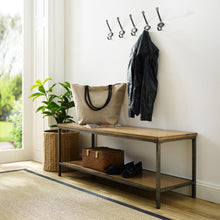 Load image into Gallery viewer, Brooke Entryway Bench Washed Oak
