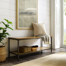 Load image into Gallery viewer, Brooke Entryway Bench Washed Oak
