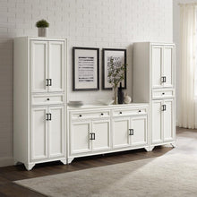 Load image into Gallery viewer, Tara 3Pc Sideboard And Pantry Set Distressed White - Sideboard &amp; 2 Pantries
