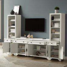 Load image into Gallery viewer, Tara 3Pc Entertainment Set Distressed White - Sideboard &amp; 2 Bookcases
