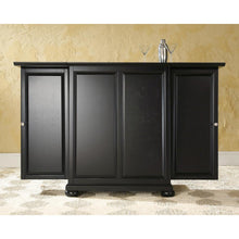 Load image into Gallery viewer, Alexandria Expandable Bar Cabinet Black
