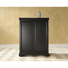 Load image into Gallery viewer, Alexandria Expandable Bar Cabinet Black
