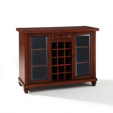 Load image into Gallery viewer, Cambridge Sliding Top Bar Cabinet Mahogany
