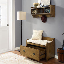 Load image into Gallery viewer, Fremont 2Pc Entryway Set Coffee - Bench, Shelf
