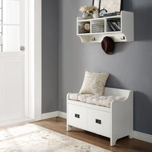 Load image into Gallery viewer, Fremont 2Pc Entryway Set Distressed White - Bench, Shelf
