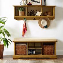 Load image into Gallery viewer, Brennan 2Pc Entryway Set Natural - Bench, Shelf
