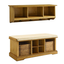 Load image into Gallery viewer, Brennan 2Pc Entryway Set Natural - Bench, Shelf
