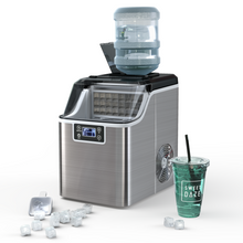 Load image into Gallery viewer, Electric Countertop Ice Maker with Ice Scoop and Basket
