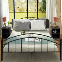 Load image into Gallery viewer, 84&quot; x 64&quot; x 42&quot; Queen Size Folding Steel Bed Frame 10 Legs
