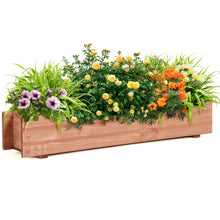 Load image into Gallery viewer, Wooden Decorative Planter Box for Garden Yard and Window
