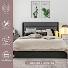 Load image into Gallery viewer, Platform Bed Frame with 3 Storage Drawers Mattress Foundation-Queen Size
