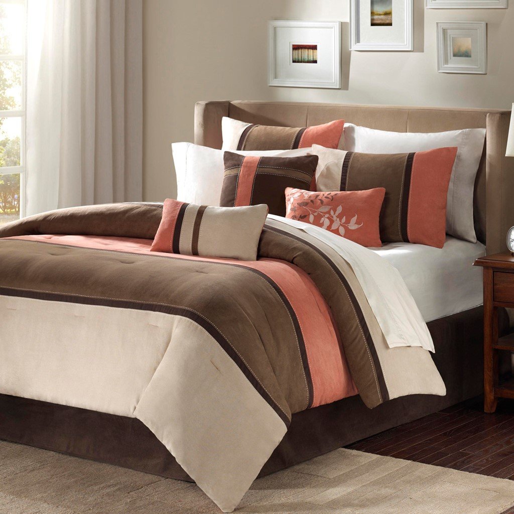 Madison Park Palisades 7 Piece Comforter Set -King MP10-185 By Olliix