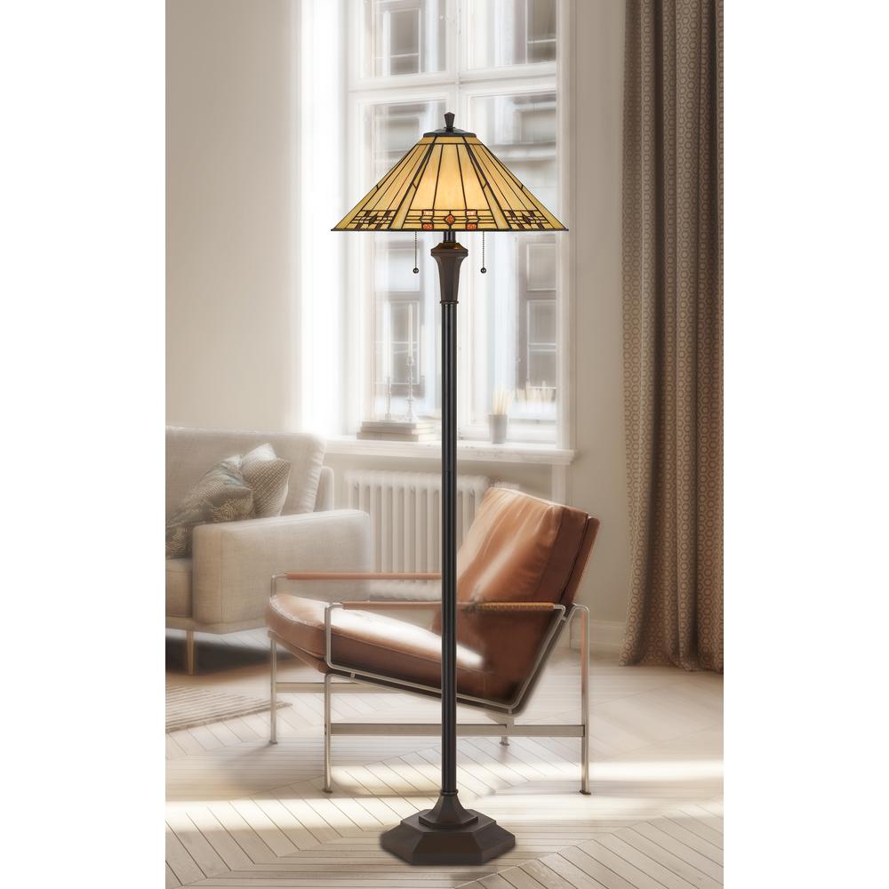 100W X 2 Tiffany Floor Lamp