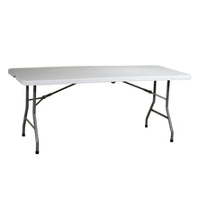 Load image into Gallery viewer, 6&#39; Resin Center Fold Multi Purpose Table
