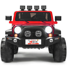 Load image into Gallery viewer, 12V 2-Seater Ride on Car Truck with Remote Control and Storage Room-Red
