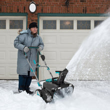 Load image into Gallery viewer, 20 Inch Cordless 2 x 4.0Ah 40V Battery-Powered Snow Thrower-Black
