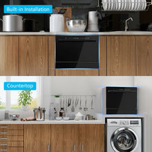 Load image into Gallery viewer, 6 Place Setting Built-in or Countertop Dishwasher Machine with 5 Programs
