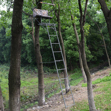 Load image into Gallery viewer, 16 Feet Two Man Tree Stand Hunting Ladder Stand with Seat Cushion
