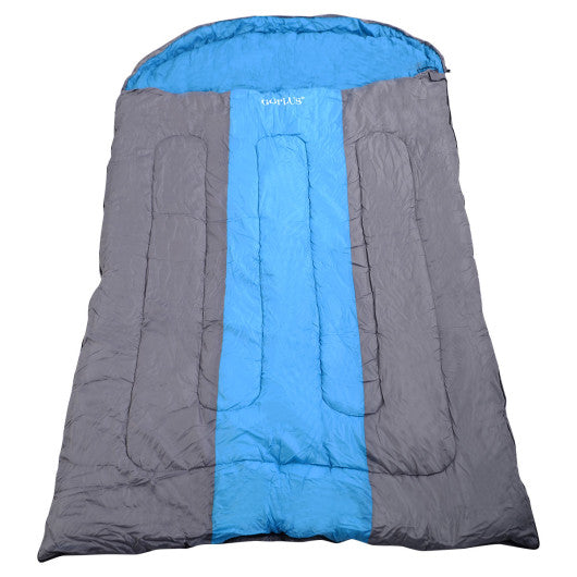 Outdoor 2 Person Camping Envelope Sleeping Bag