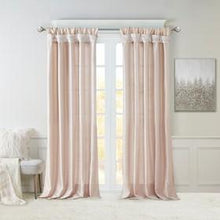 Load image into Gallery viewer, Madison Park Emilia 100% Polyester Twist Tab Lined Window Curtain MP40-6321 By Olliix
