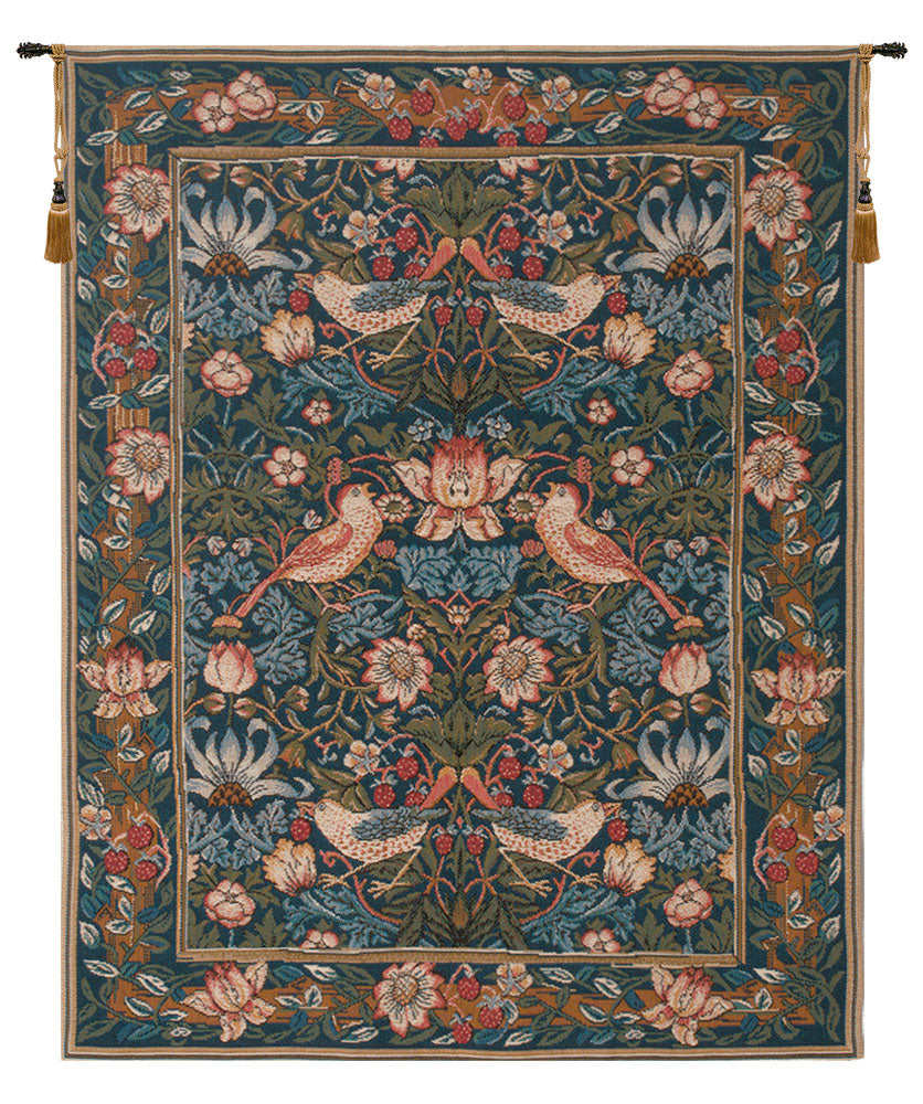 Birds Face to Face I French Tapestry