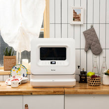 Load image into Gallery viewer, Portable Countertop Dishwasher Air Drying 5 Programs with 7.5L Water Tank
