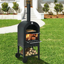 Load image into Gallery viewer, Portable Outdoor Pizza Oven with Pizza Stone and Waterproof Cover
