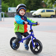 Load image into Gallery viewer, Kids No Pedal Balance Bike with Adjustable Handlebar and Seat-Blue
