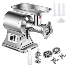 Load image into Gallery viewer, Heavy Duty 1.5HP 1100W 550LB/h Commercial Grade Meat Grinder
