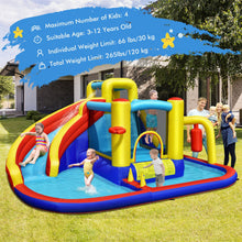 Load image into Gallery viewer, 7-in-1 Inflatable Water Slide Bounce Castle Without Blower
