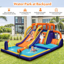 Load image into Gallery viewer, 4-in-1 Kids Bounce Castle with Splash Pool without Blower
