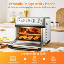 Load image into Gallery viewer, 21.5 Quart 1800W Air Fryer Toaster Countertop Convection Oven with Recipe

