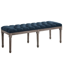 Load image into Gallery viewer, Province French Vintage Upholstered Fabric Bench by Modway
