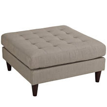 Load image into Gallery viewer, Empress Upholstered Fabric Large Ottoman by Modway
