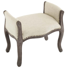 Load image into Gallery viewer, Avail Vintage French Upholstered Fabric Bench by Modway
