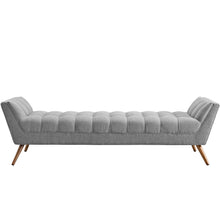 Load image into Gallery viewer, Response Upholstered Fabric Bench by Modway
