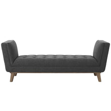 Load image into Gallery viewer, Haven Tufted Button Upholstered Fabric Accent Bench by Modway
